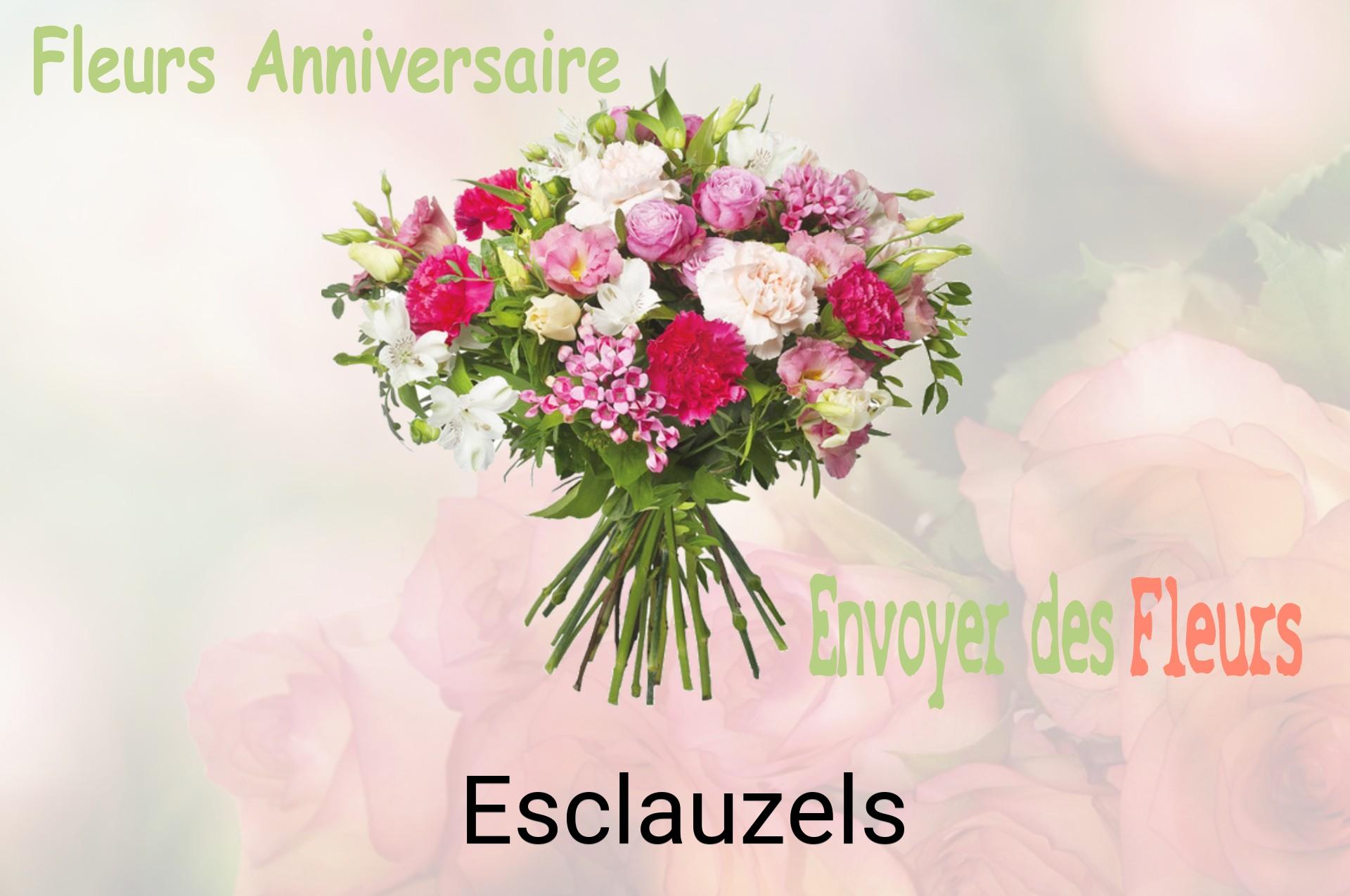 Bouquet de fleurs d’anniversaire livré à Esclauzels